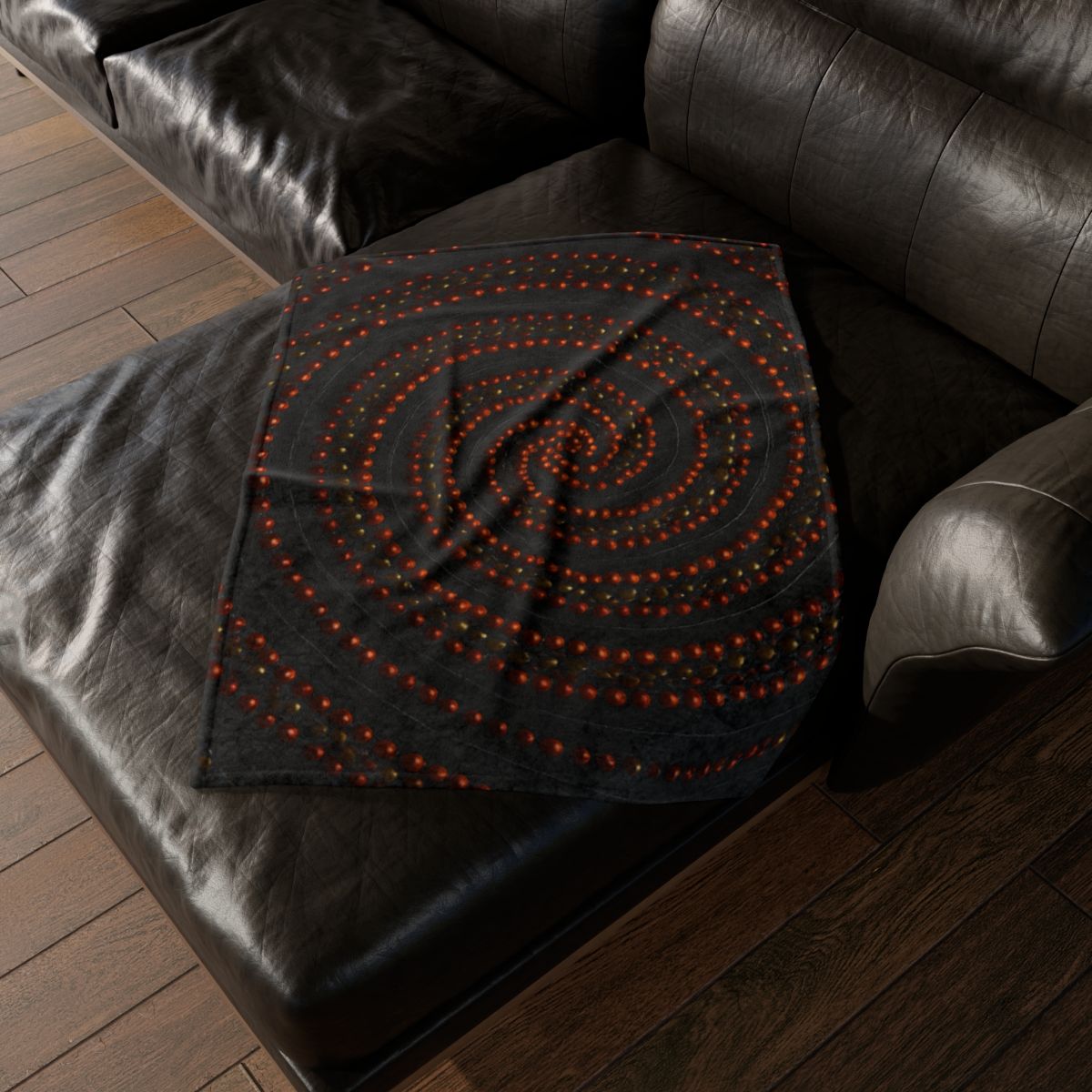 Spiral Seed Orbit personalized cozy blankets