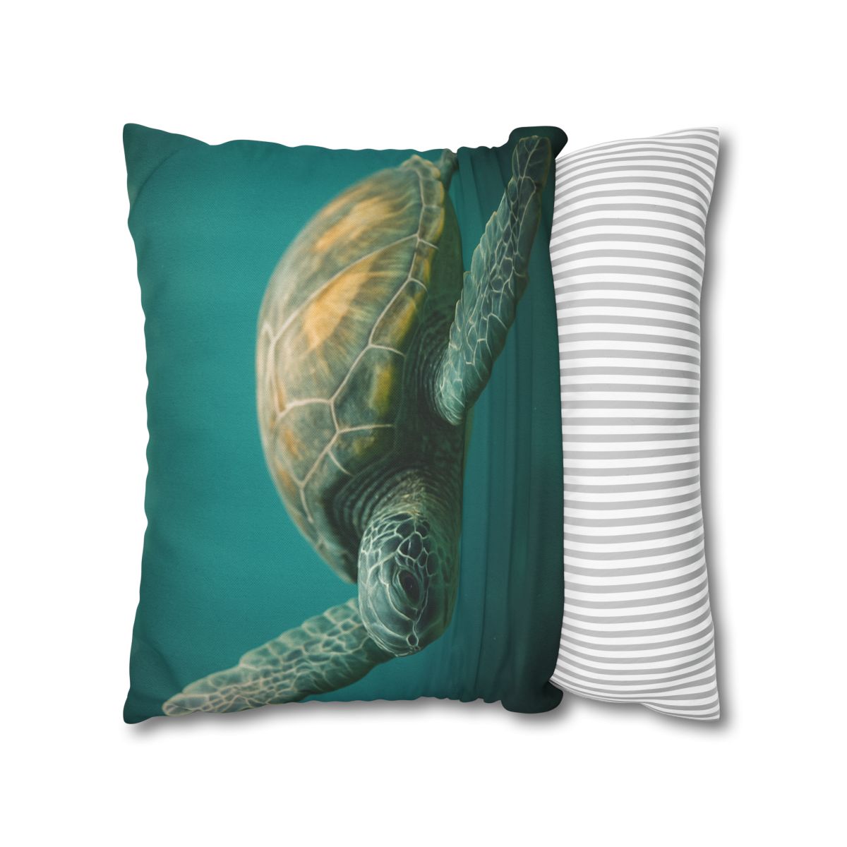 Comet Guard Green Sea Turtle custom pillow cases