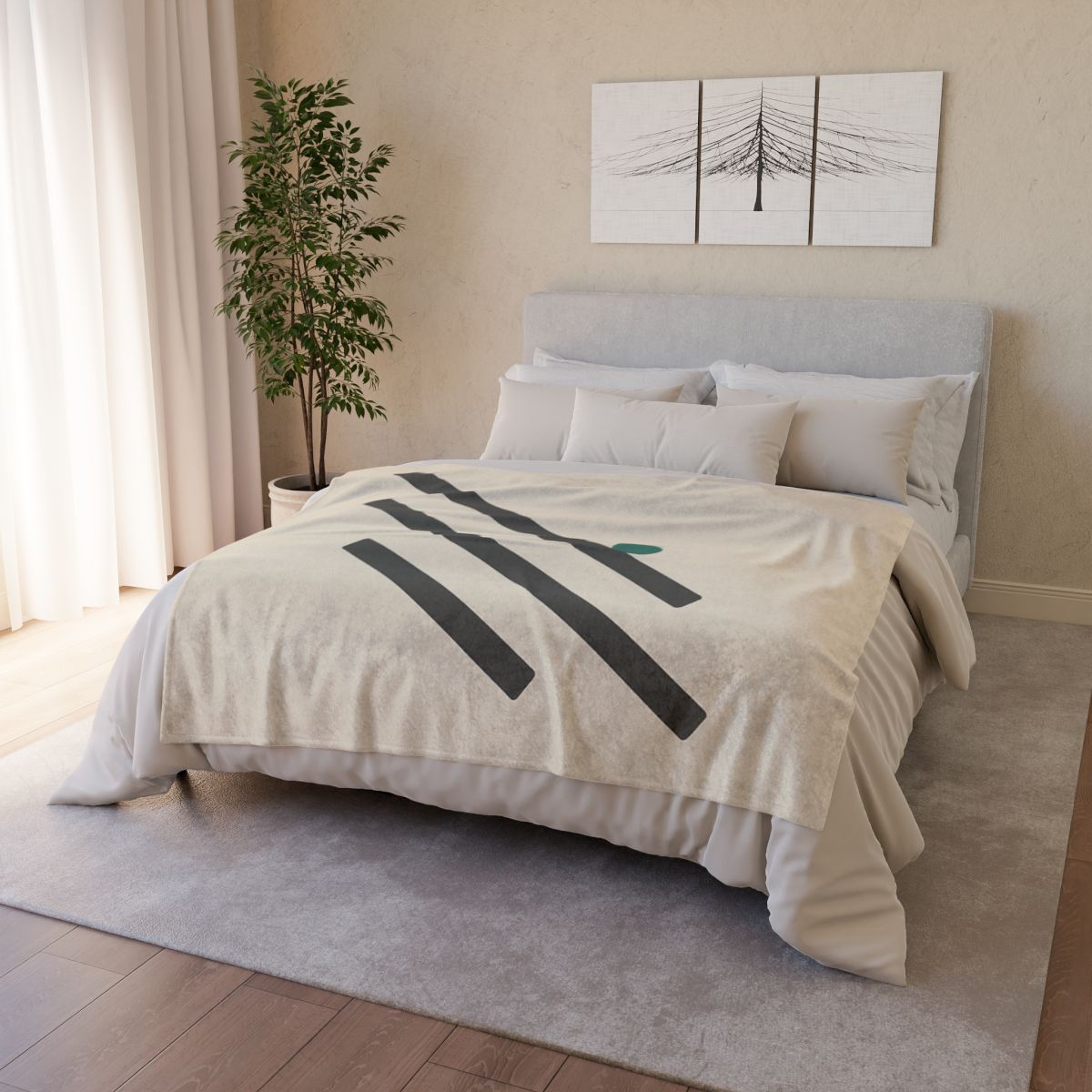 Staggered Short Bars With Quiet Dot trendy patterned blankets