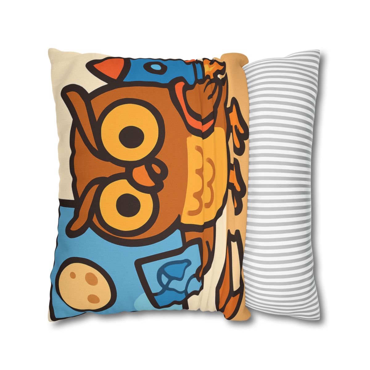 Rocket School Owl personalized pillow covers