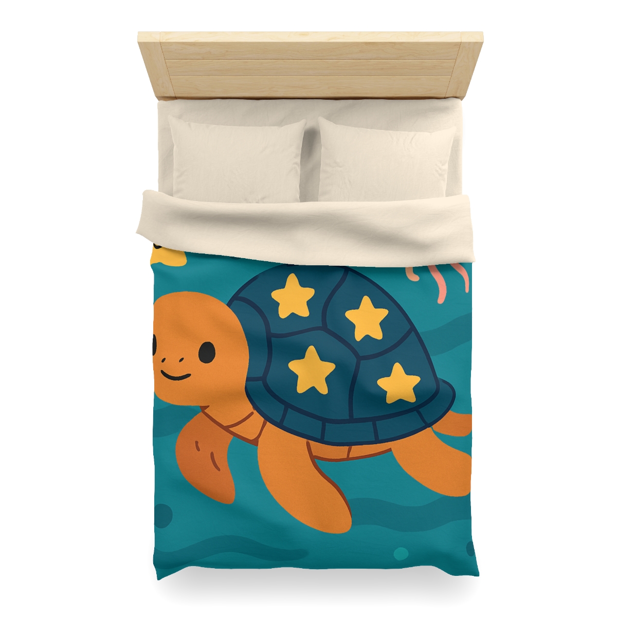 Starlight Sea Turtle Voyage stylish duvet covers