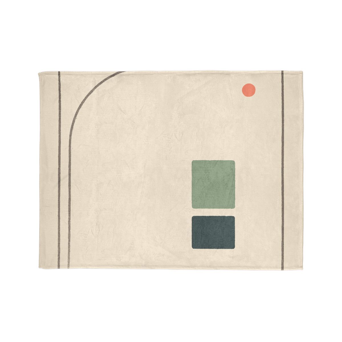 Open Frame With Sliding Arc stylish throw blankets