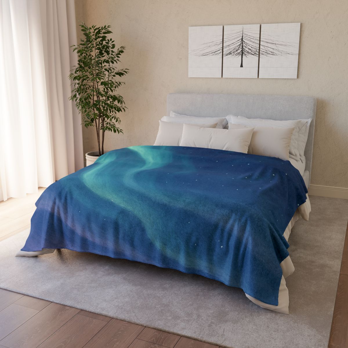 Aurora Tide Convergence trendy patterned blankets