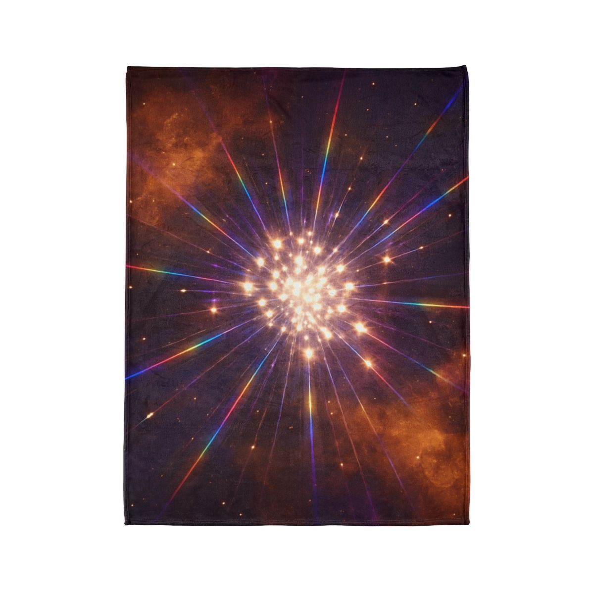 Starburst Cluster Mosaic designer printed blankets