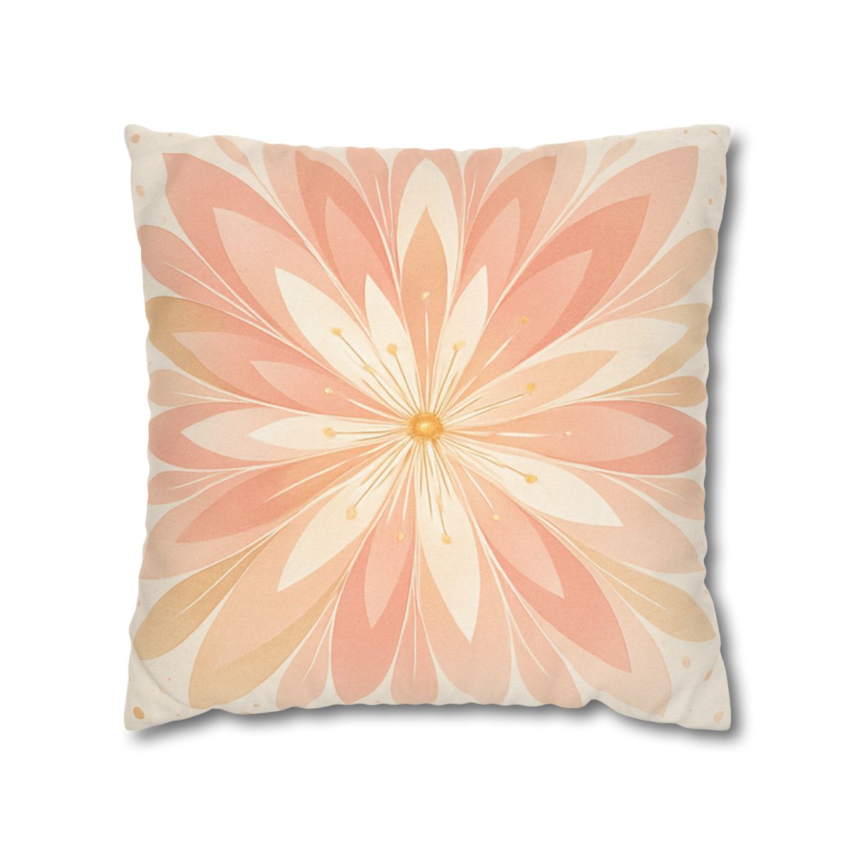 Petal Radius Starburst designer print pillow cases