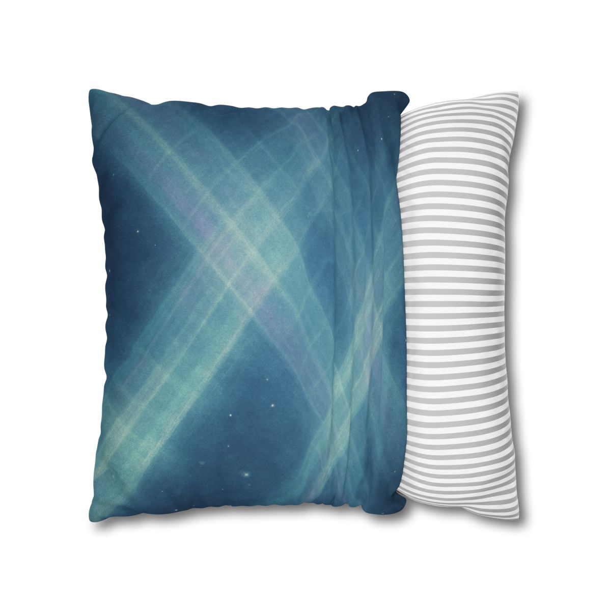Aurora Lattice Drift soft cotton pillow cases