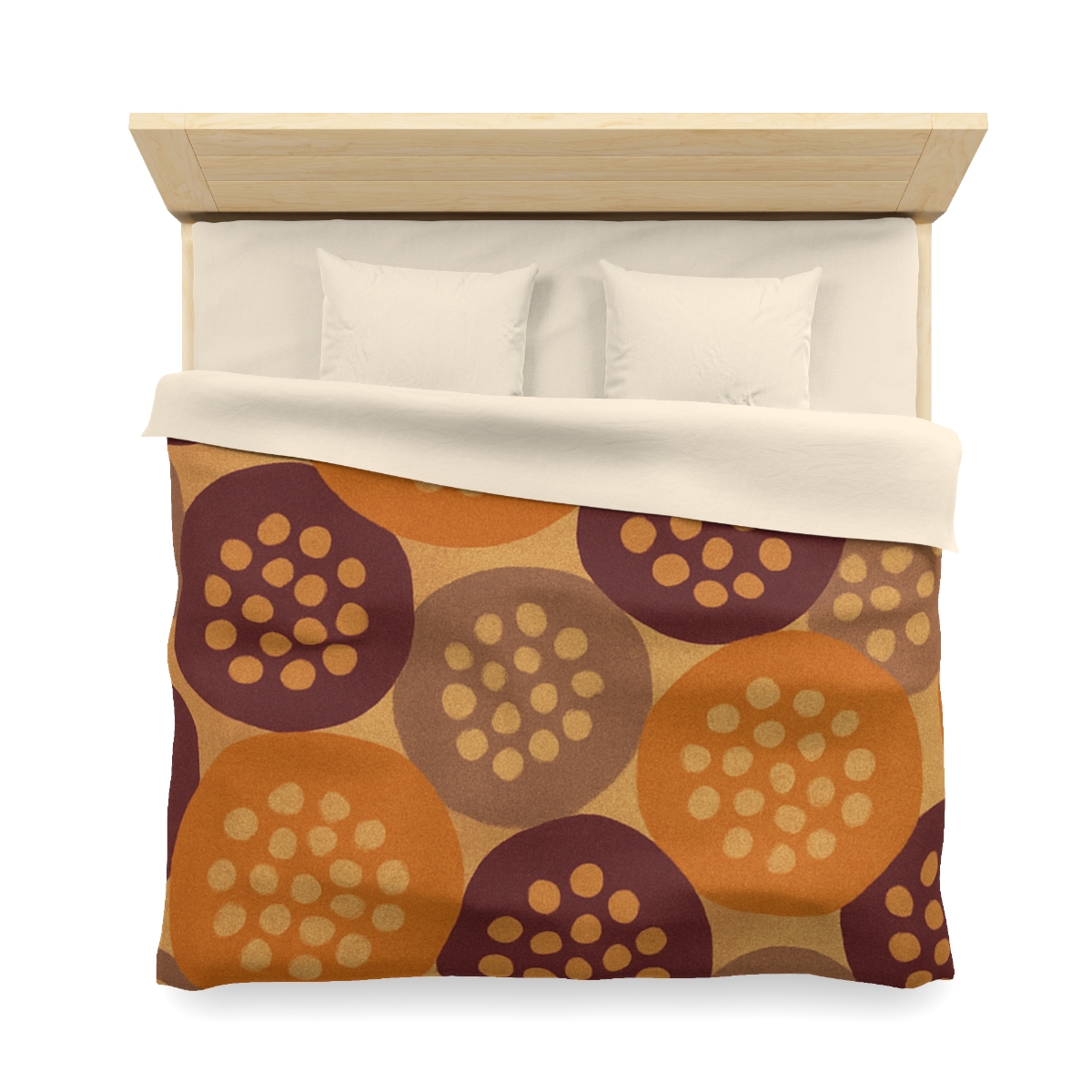 Seed Pod Cluster Mosaic designer printed duvets