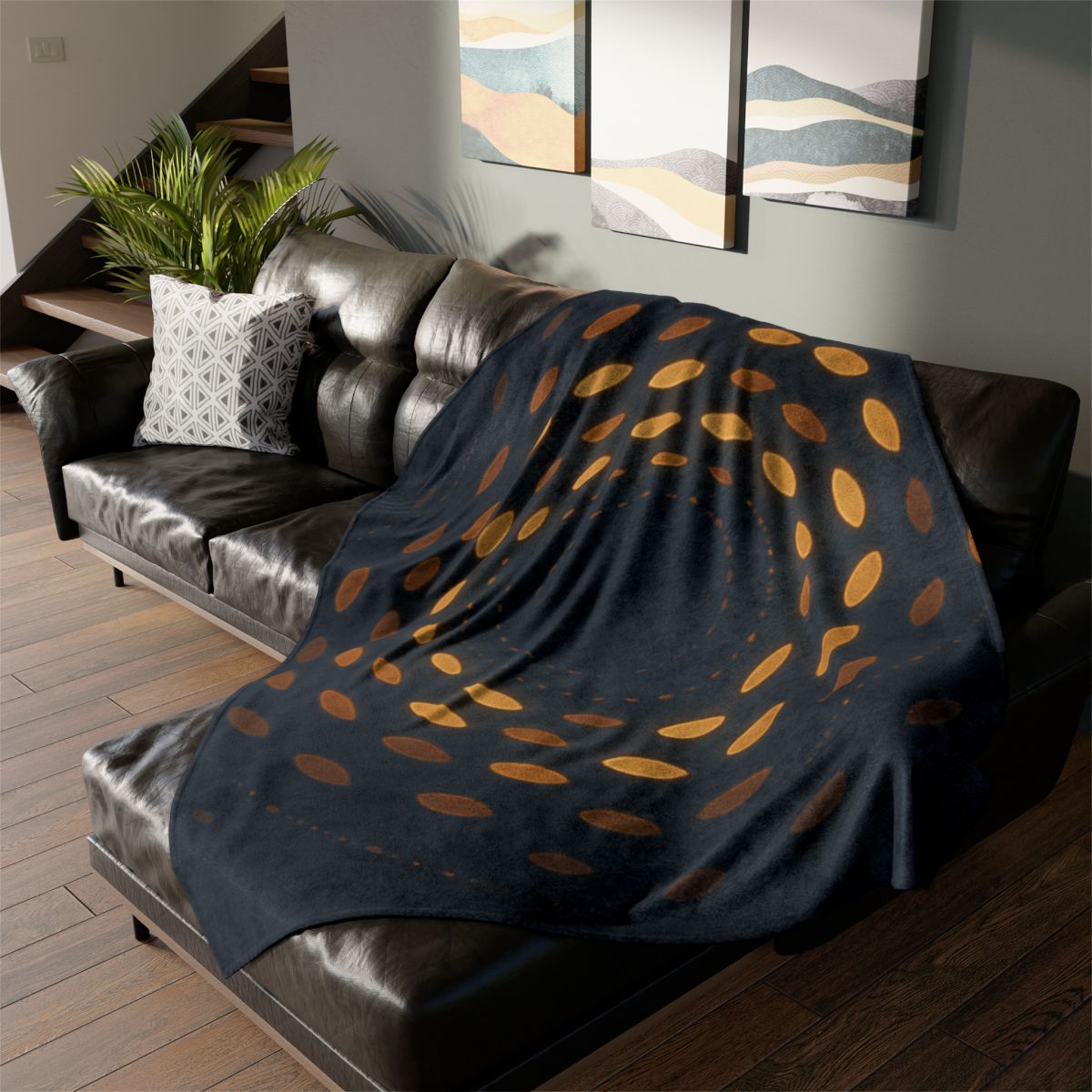 Seed Cluster Halo soft fleece blankets