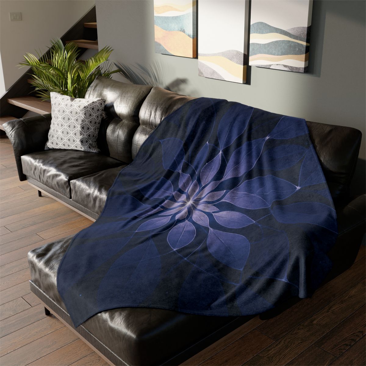 Starlit Petal Lattice custom blankets