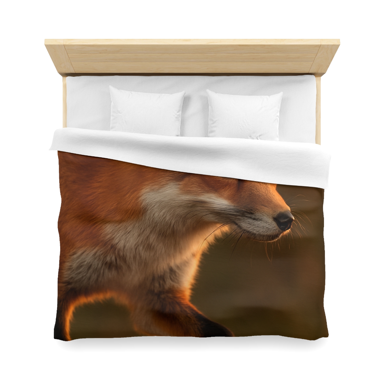 Crimson Whisper Red Fox trendy bedroom duvets