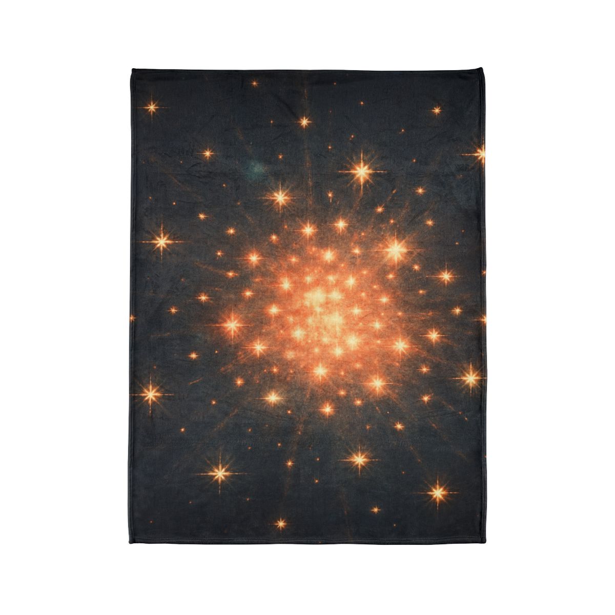 Starburst Mosaic Field personalized cozy blankets