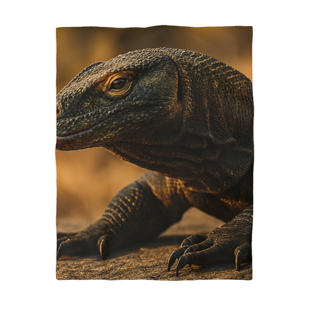 Molten Scale Komodo Dragon personalized bedding duvets