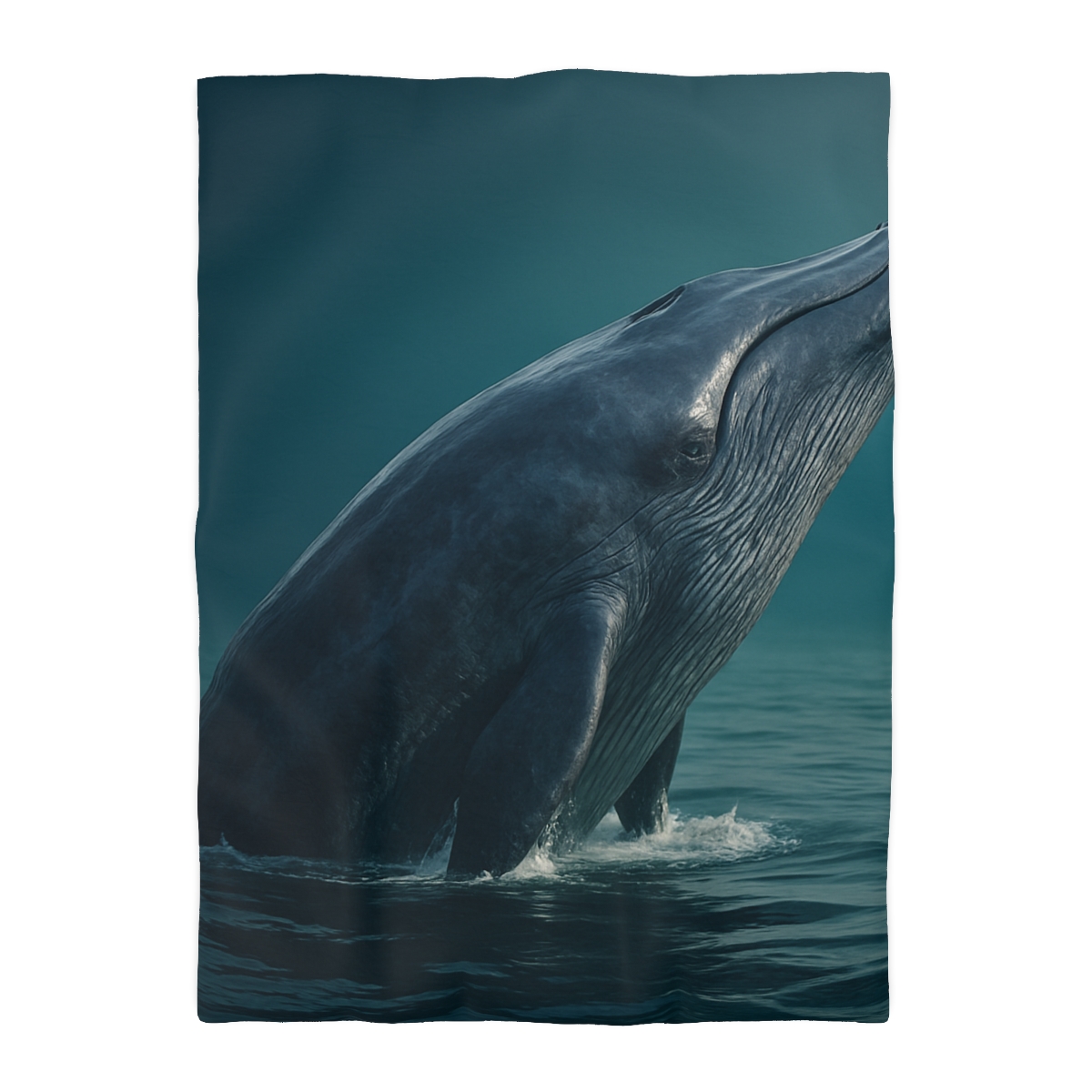 Ocean Song Blue Whale custom duvets