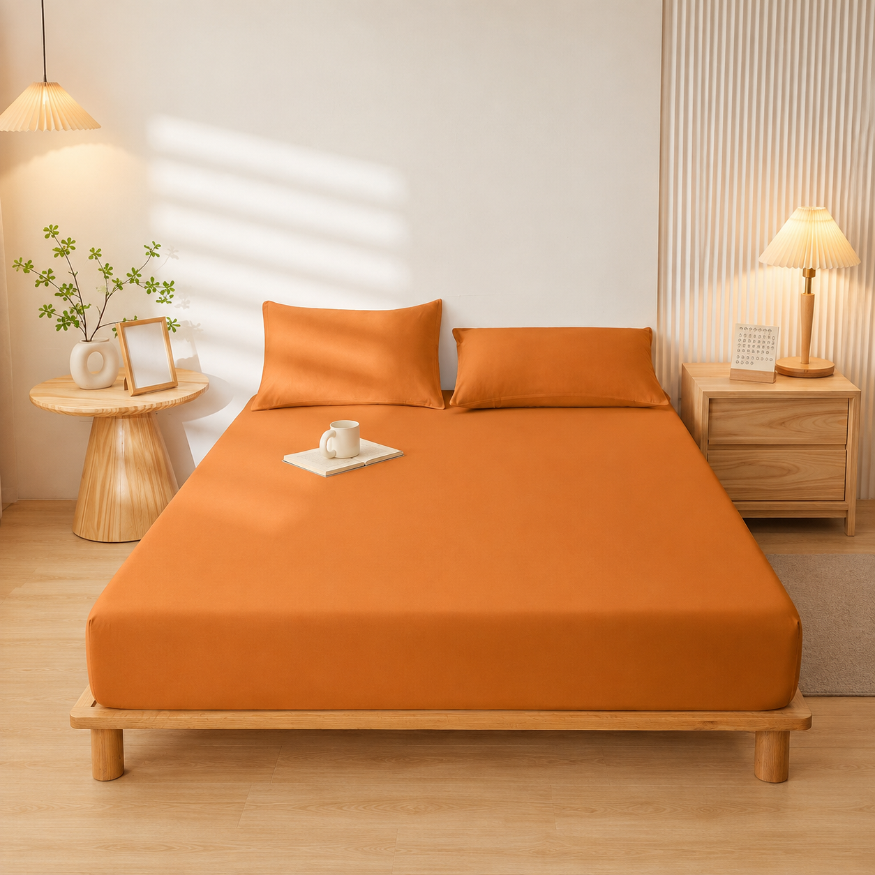 All Season Deep Pocket Fitted Sheet for Everyday Bedding Use