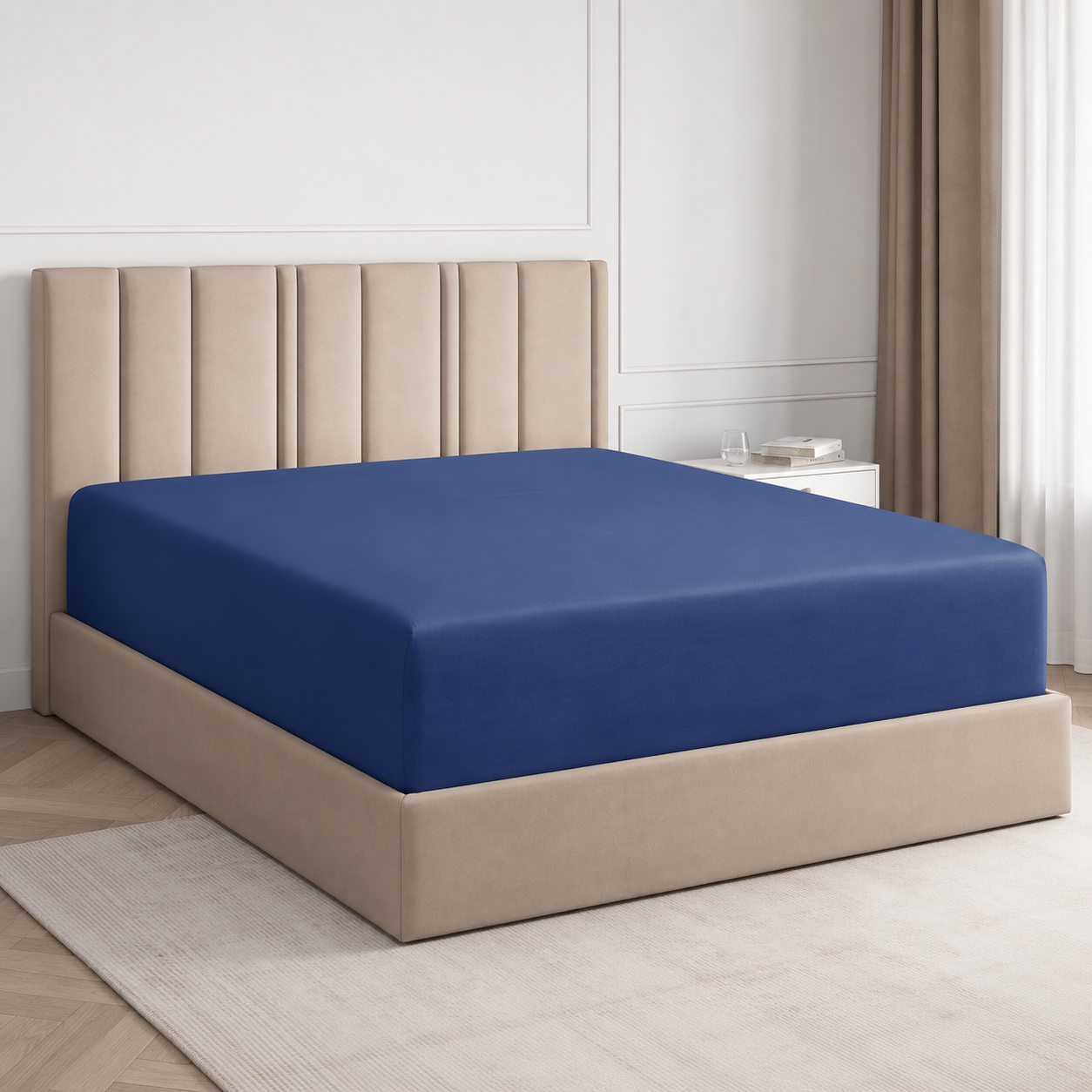 Deep Pocket Fitted Bed Sheet For Everyday Comfort