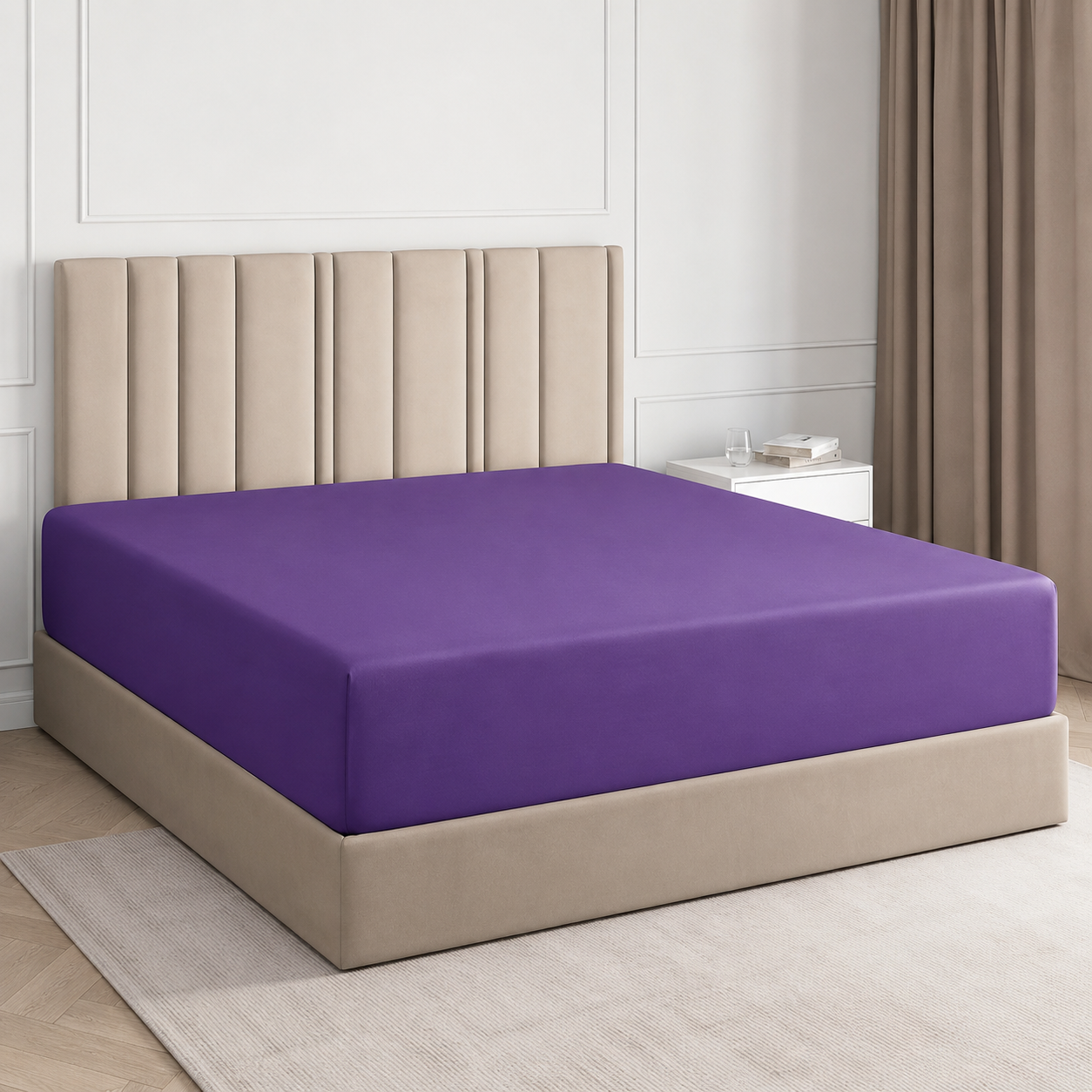 Deep Pocket Fitted Bed Sheet For Everyday Comfort