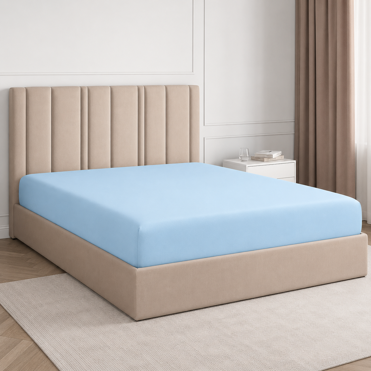 Deep Pocket Fitted Bed Sheet For Everyday Comfort