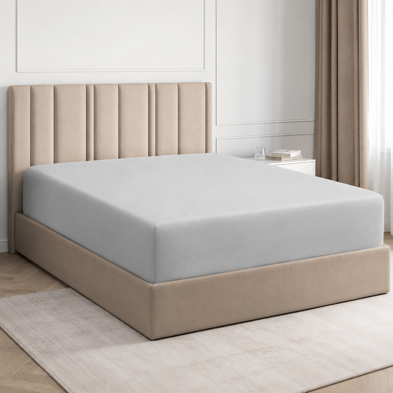 Deep Pocket Fitted Bed Sheet For Everyday Comfort