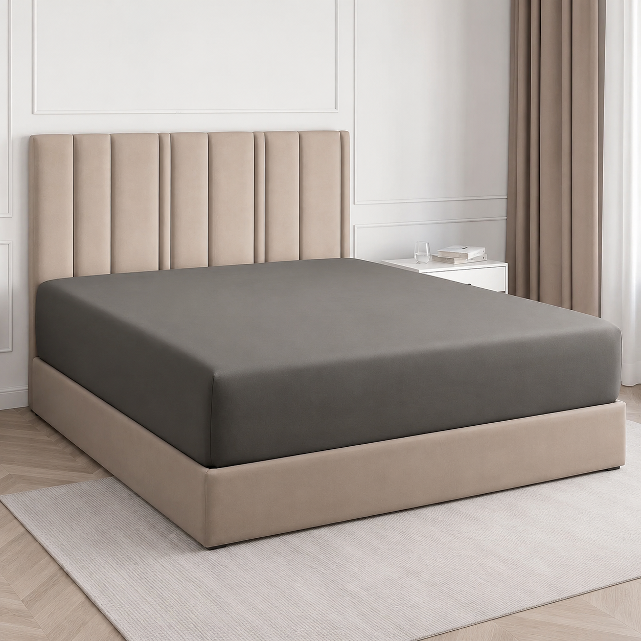 Deep Pocket Fitted Bed Sheet For Everyday Comfort