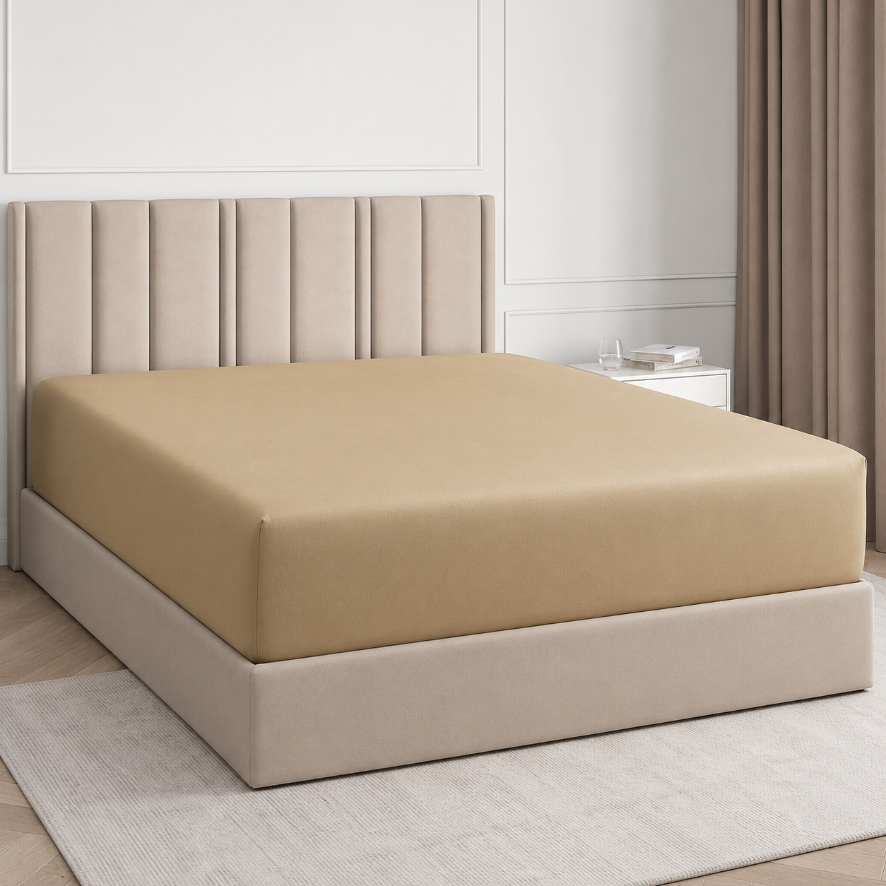 Deep Pocket Fitted Bed Sheet For Everyday Comfort