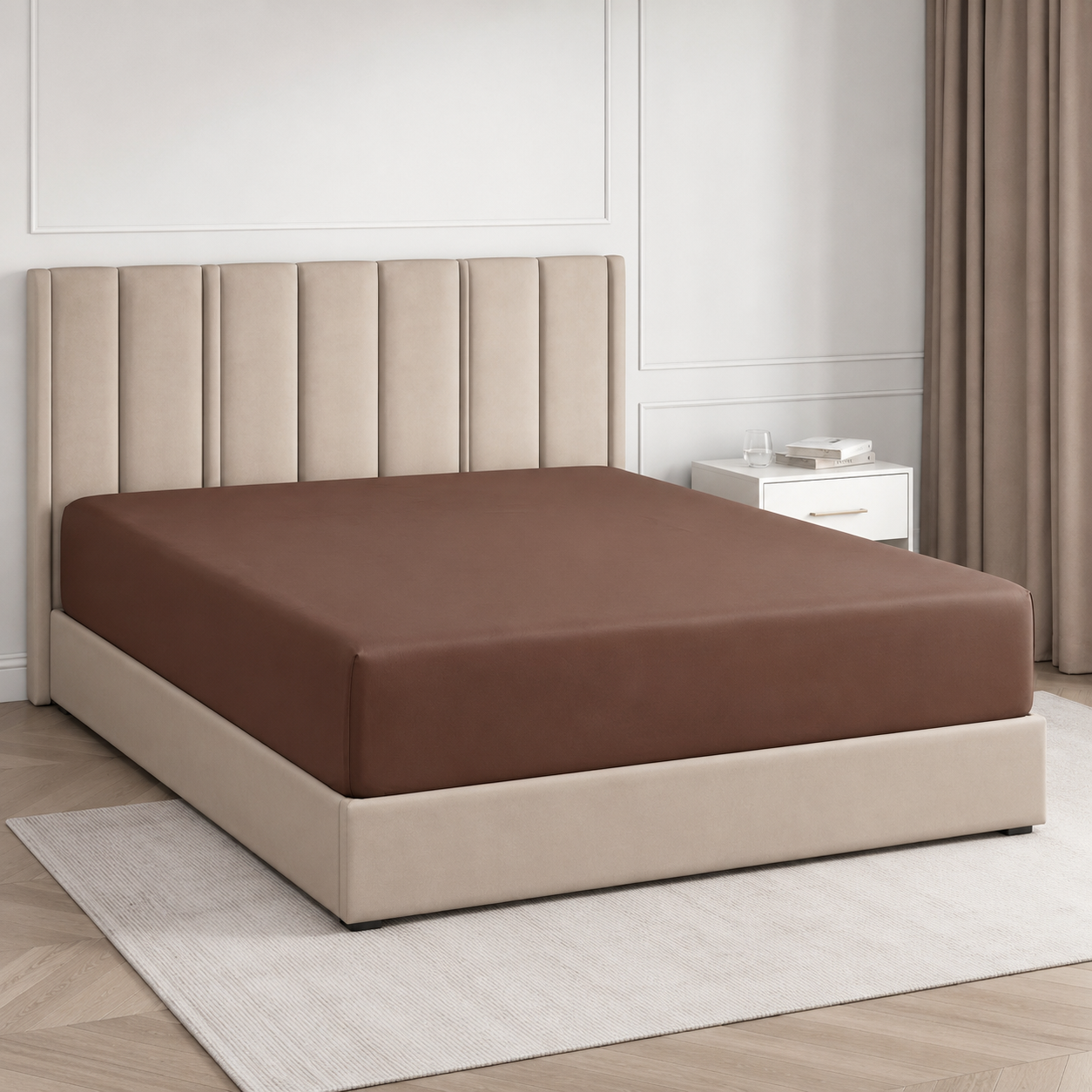 Deep Pocket Fitted Bed Sheet For Everyday Comfort