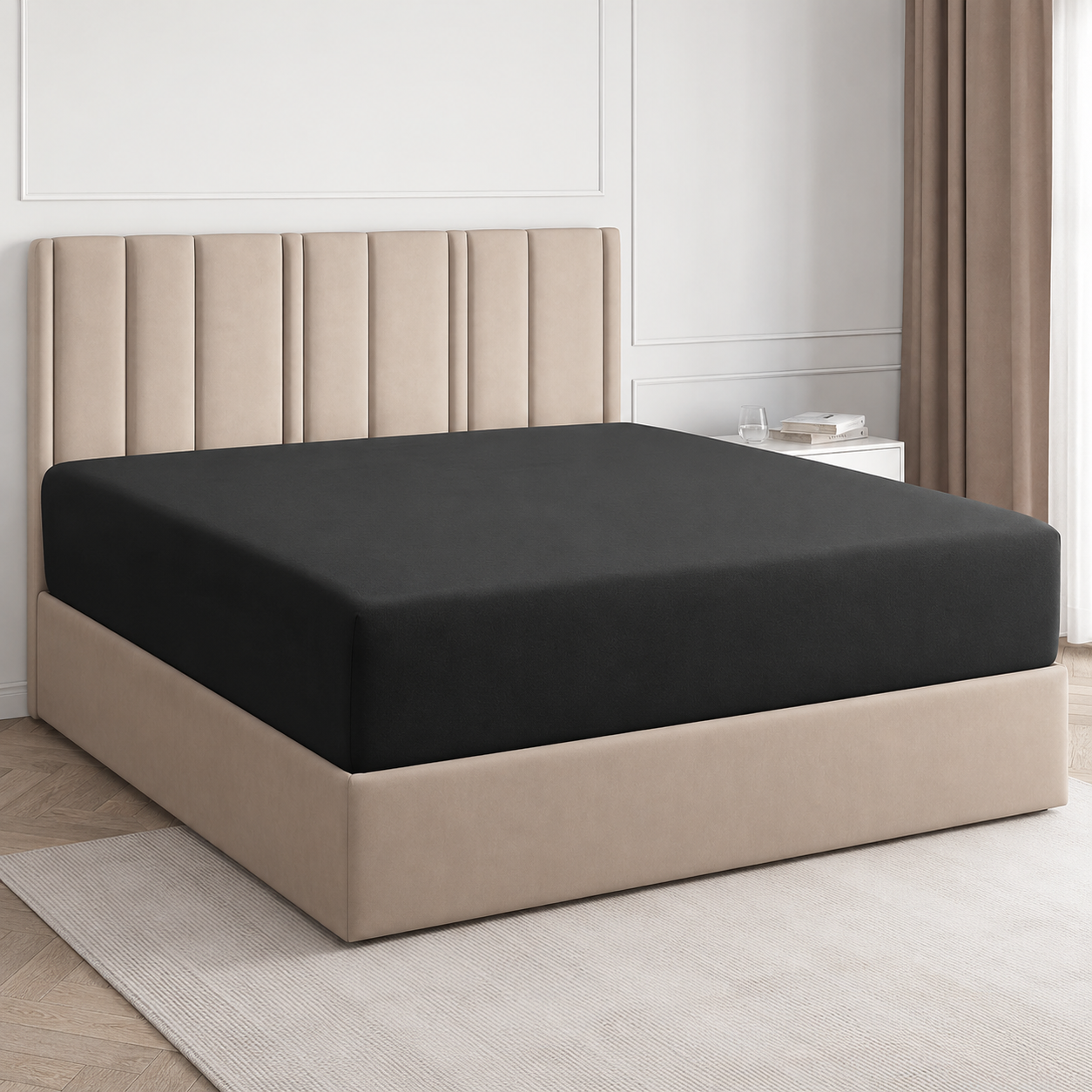 Deep Pocket Fitted Bed Sheet For Everyday Comfort