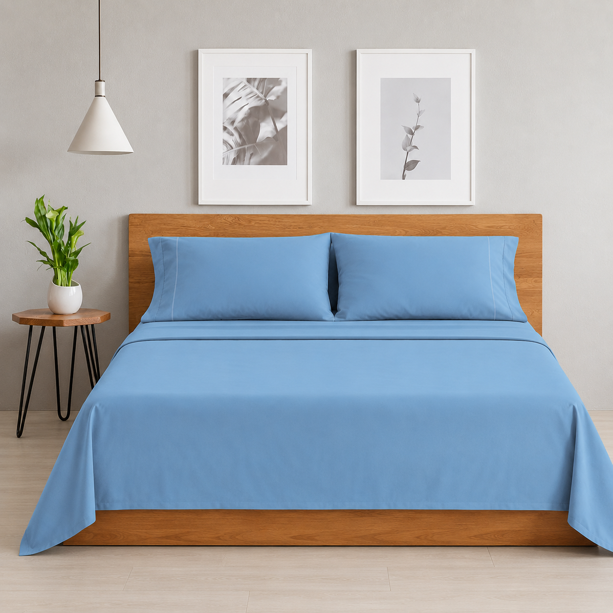 6 Pieces Deep Pocket Wrinkle Resistant Sheet Set