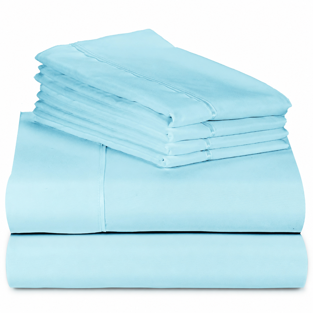 4 Pieces Wrinkle Free Cooling Microfiber Moisture Wicking Deep Pocket Bed Sheet Set