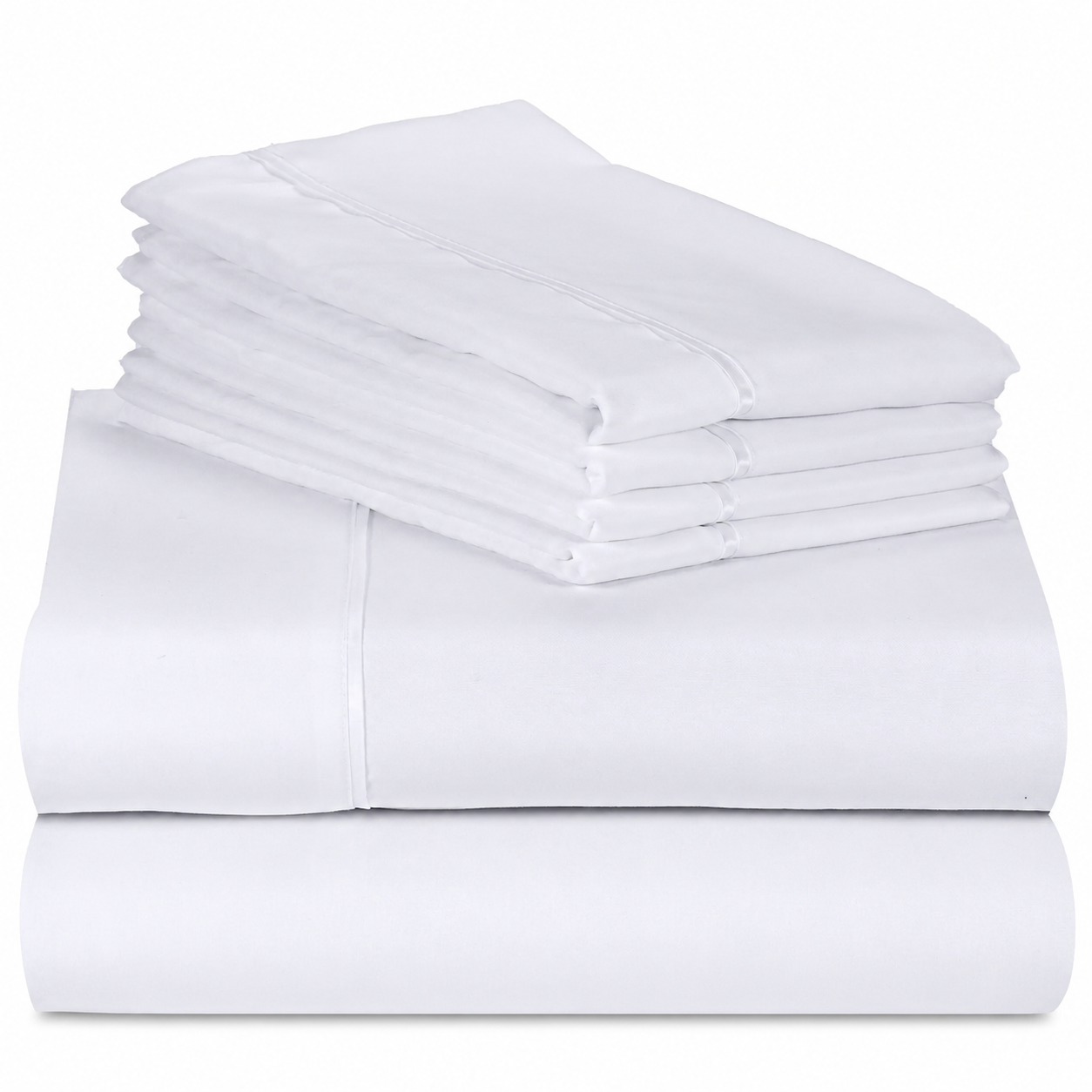 4 Pieces Wrinkle Free Cooling Microfiber Moisture Wicking Deep Pocket Bed Sheet Set