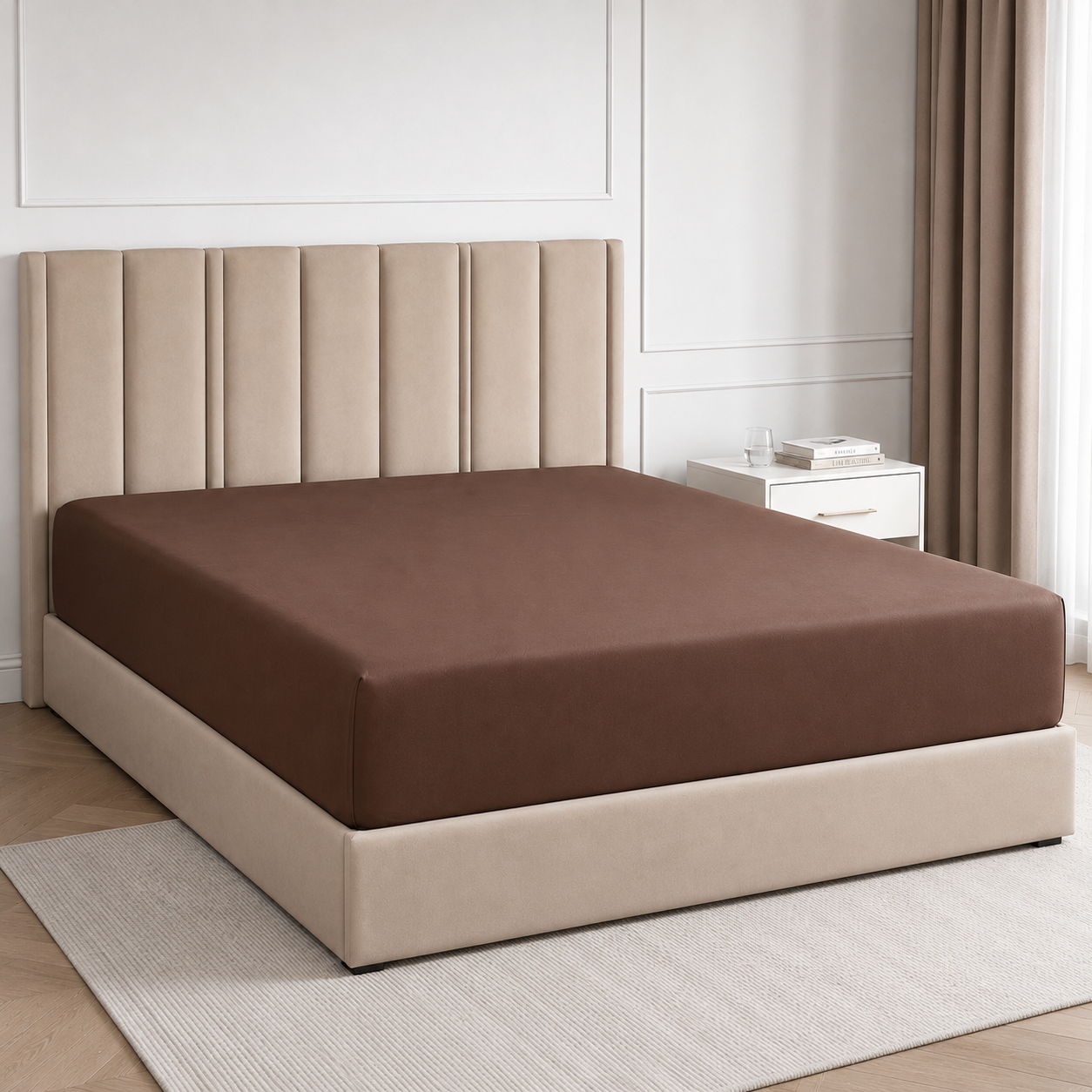Deep Pocket Fitted Bed Sheet For Everyday Comfort