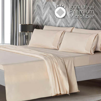 Wrinkle Resistant Deep Pocket Bed Sheets Set