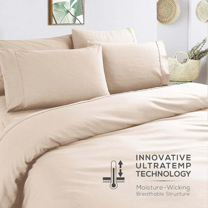 Wrinkle Resistant Deep Pocket Bed Sheets Set