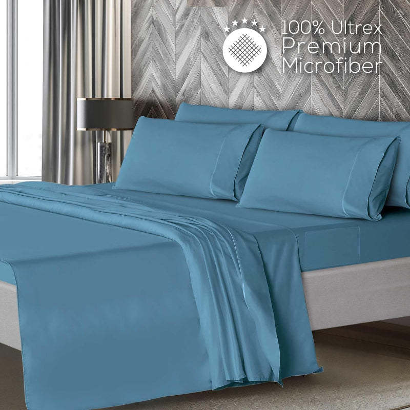 Wrinkle Resistant Deep Pocket Bed Sheets Set