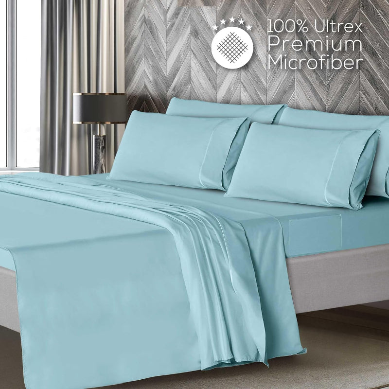 Wrinkle Resistant Deep Pocket Bed Sheets Set