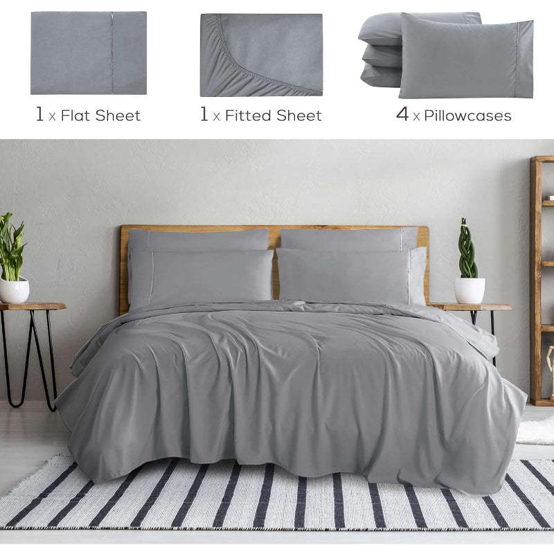 Wrinkle Resistant Deep Pocket Bed Sheets Set