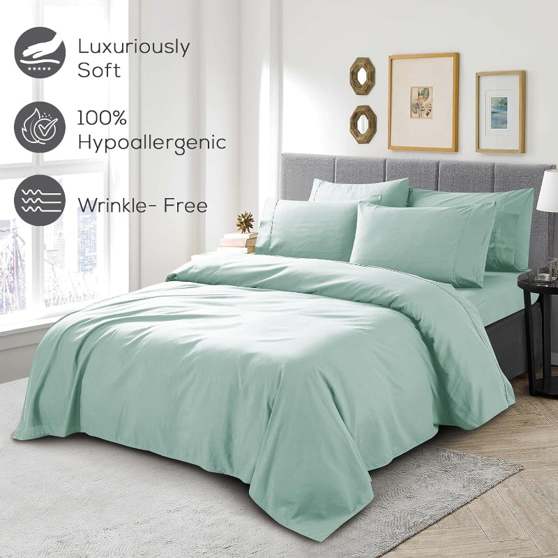 Wrinkle Resistant Deep Pocket Bed Sheets Set
