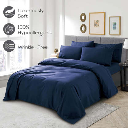 Wrinkle Resistant Deep Pocket Bed Sheets Set
