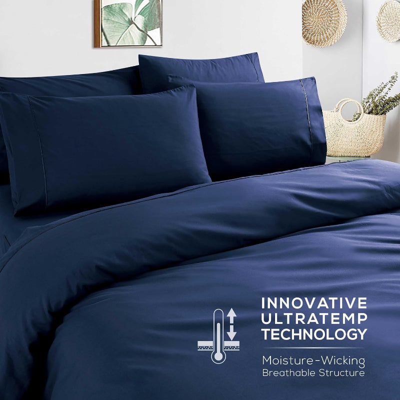 Wrinkle Resistant Deep Pocket Bed Sheets Set