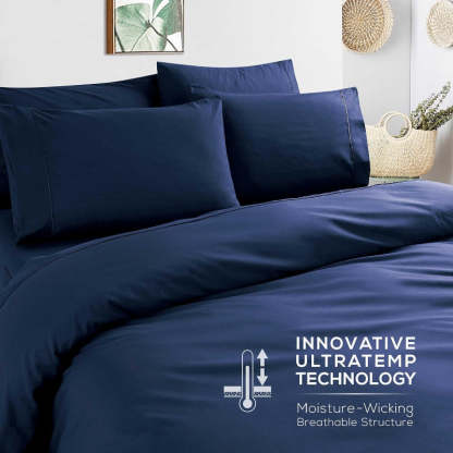 Wrinkle Resistant Deep Pocket Bed Sheets Set