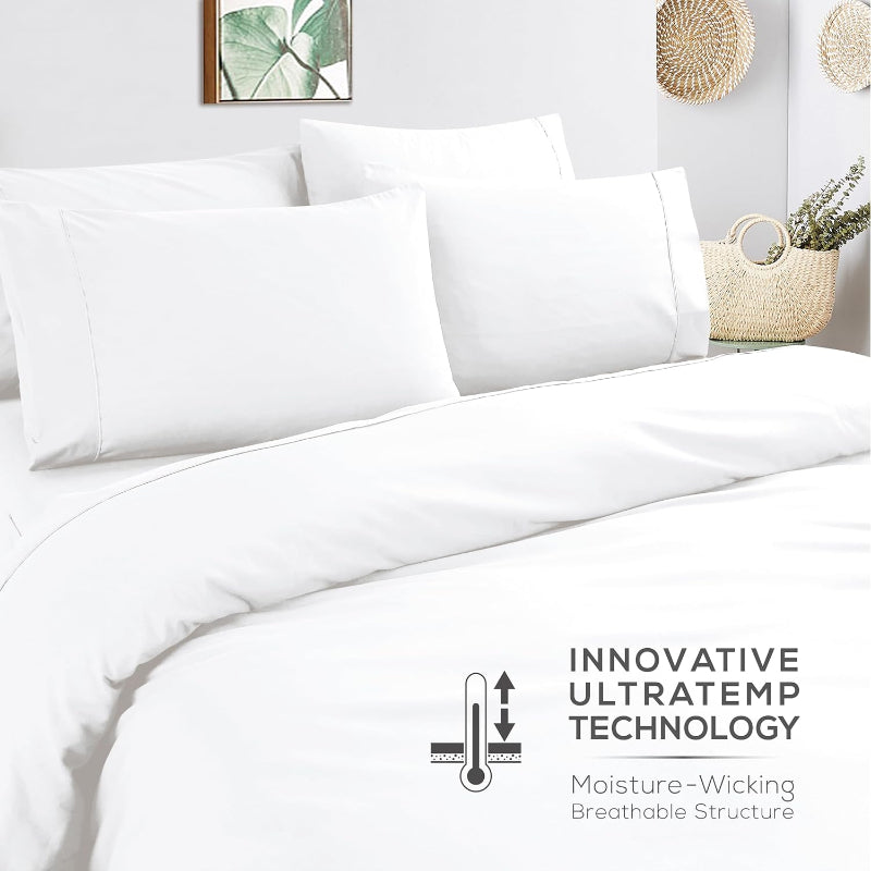 Wrinkle Resistant Deep Pocket Bed Sheets Set