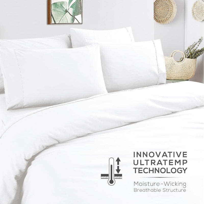 Wrinkle Resistant Deep Pocket Bed Sheets Set