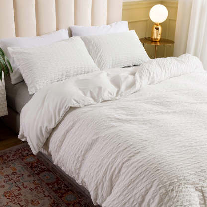 Seersucker Duvet Cover Set