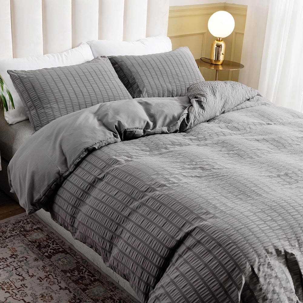 Seersucker Duvet Cover Set
