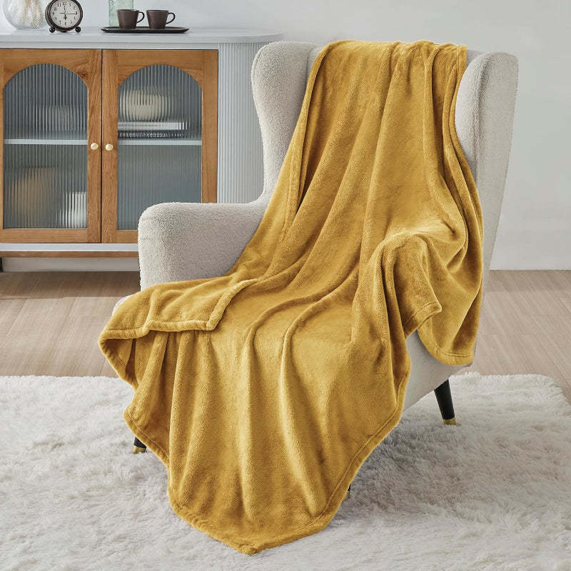 Lightweight Plush Fuzzy Cozy Luxury Blanket