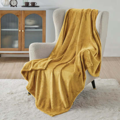 Lightweight Plush Fuzzy Cozy Luxury Blanket