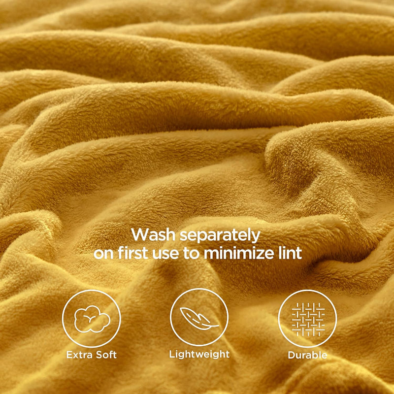 Lightweight Plush Fuzzy Cozy Luxury Blanket