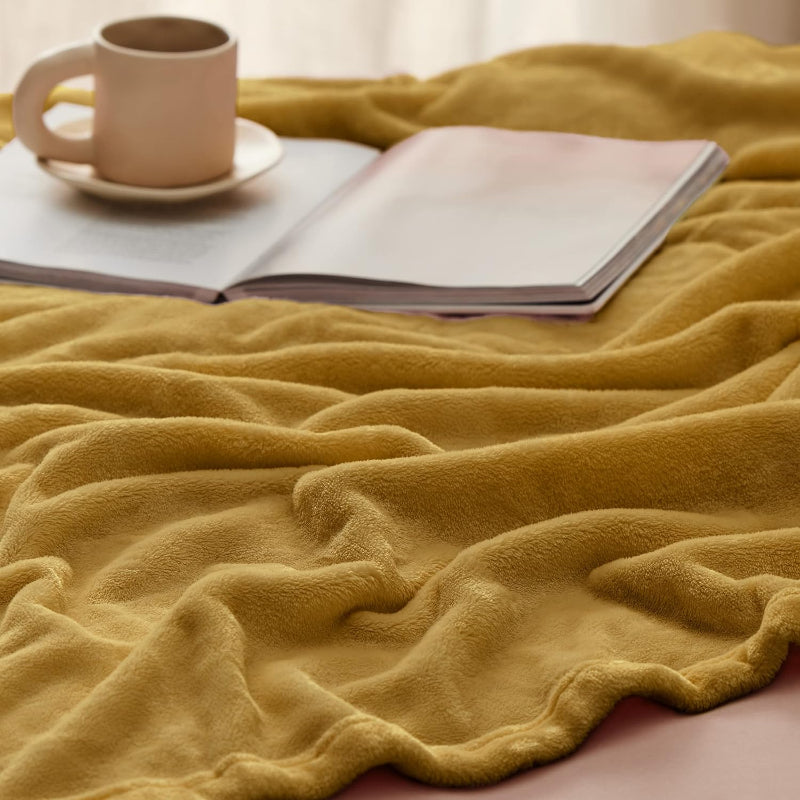 Lightweight Plush Fuzzy Cozy Luxury Blanket