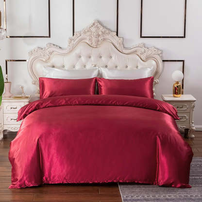 Satin Duvet Cover Set