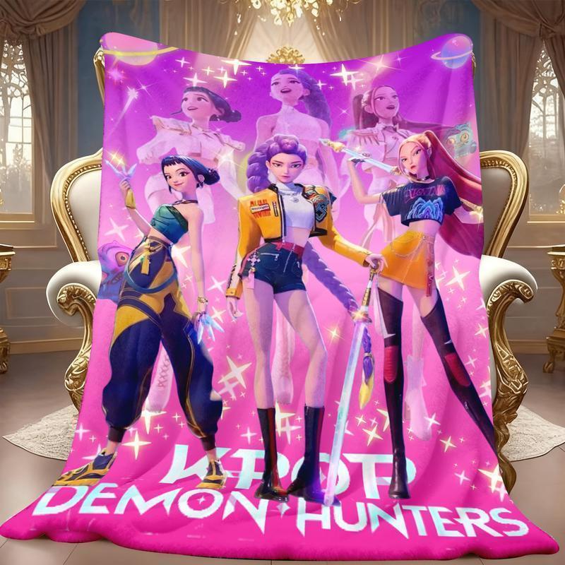 K-Pop Devil Hunter Dream Blanket, Soft and Warm