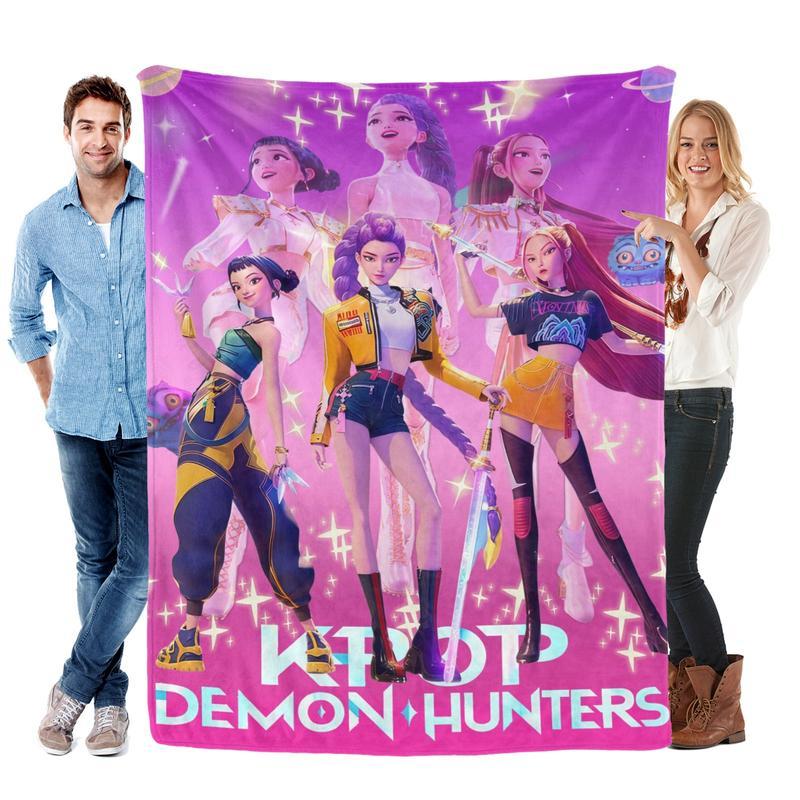 K-Pop Devil Hunter Dream Blanket, Soft and Warm